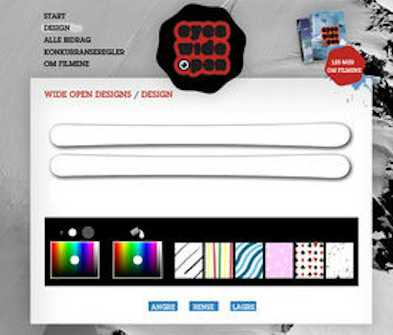 BLANKE SKI: Promotér ditt eget skidesign og vinn skiene. BLANKE SKI: Promotér ditt eget skidesign og vinn skiene.