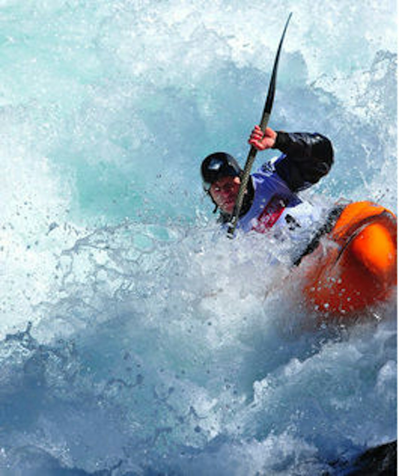 TØFFE FORHOLD: Det var kun de tøffeste som deltok på kajakkutforen. Foto: Roger Brendhagen TØFFE FORHOLD: Det var kun de tøffeste som deltok på kajakkutforen. Foto: Roger Brendhagen