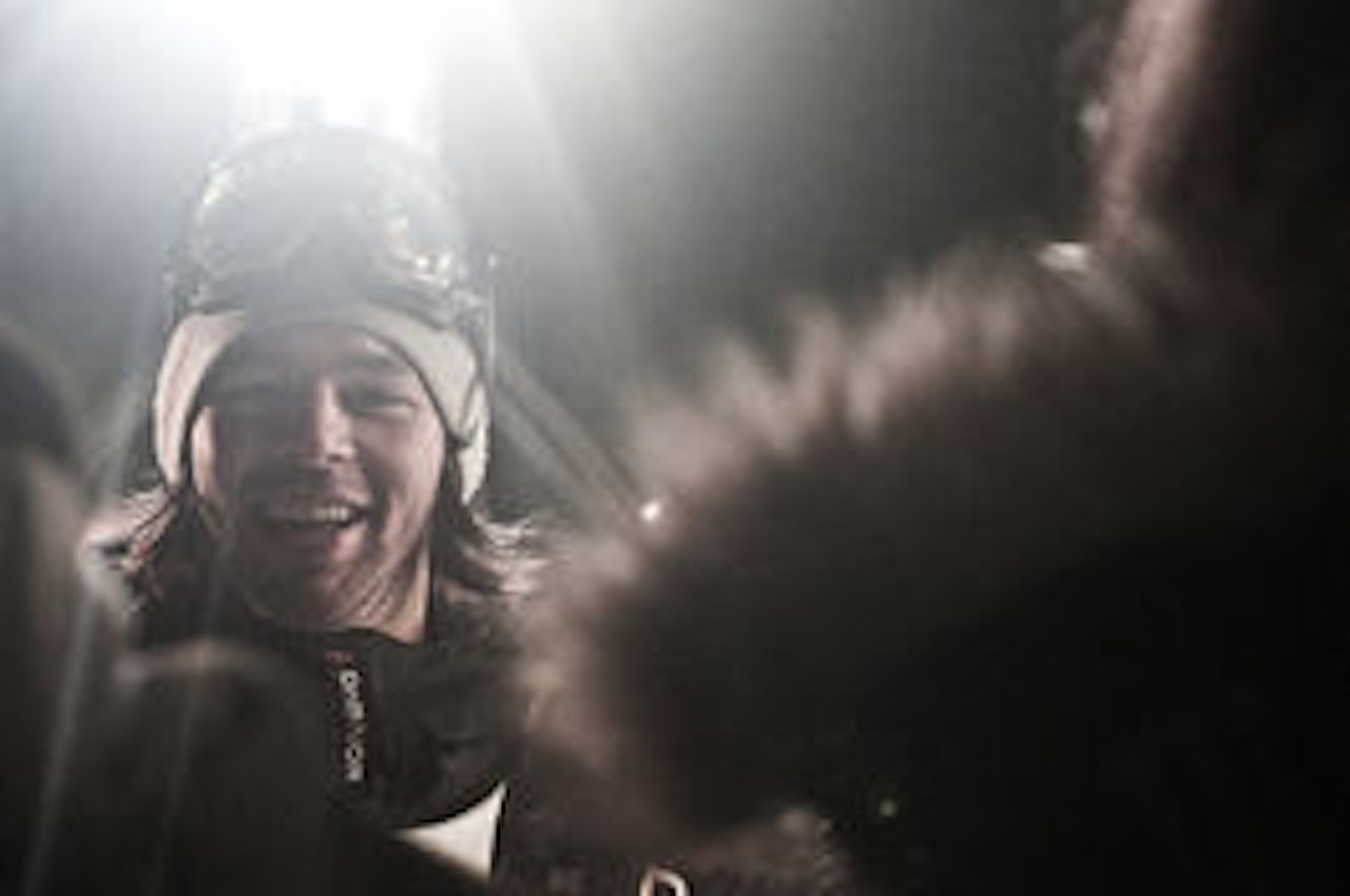 KJØRTE RÅTT: Ulrik Badertscher i sitt første Air & Style. Foto: Peter Gløersen KJØRTE RÅTT: Ulrik Badertscher i sitt første Air & Style. Foto: Peter Gløersen