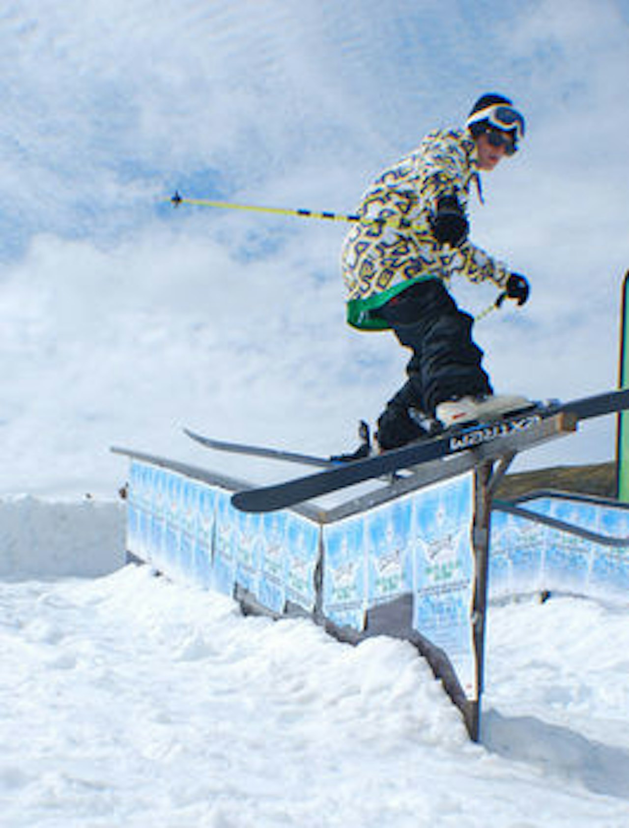 RAILERSTATNING: Lite snø skapte problemer for bigair-konkurransen. Foto: Jonas Kvale RAILERSTATNING: Lite snø skapte problemer for bigair-konkurransen. Foto: Jonas Kvale