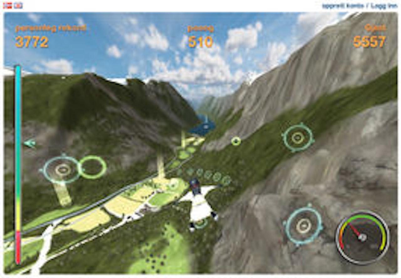 HOPP I DET: Test ut basehopping på nett. HOPP I DET: Test ut basehopping på nett.
