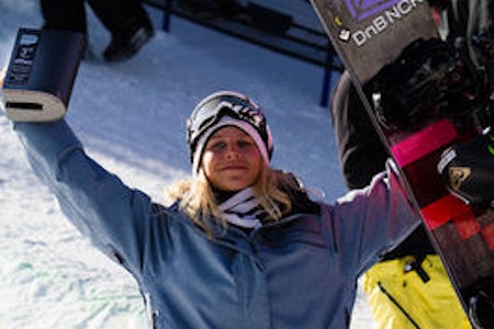 TREDJEPLASS: Kjersti Buaas rett på pallen etter skade. Foto: R Hjelmstadstuen TREDJEPLASS: Kjersti Buaas rett på pallen etter skade. Foto: R Hjelmstadstuen