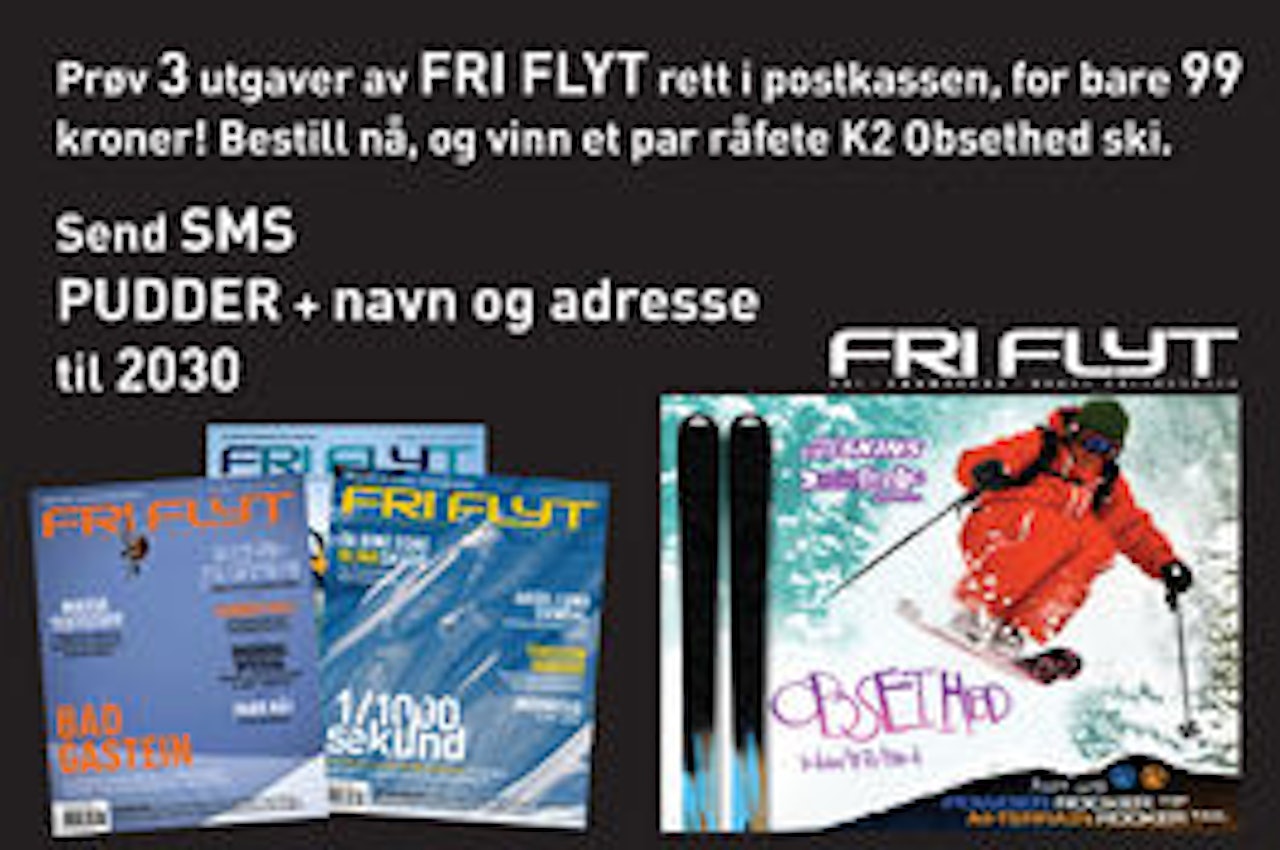 En heldig vinner av et par fete K2 Obsethed-ski er trukket. En heldig vinner av et par fete K2 Obsethed-ski er trukket.