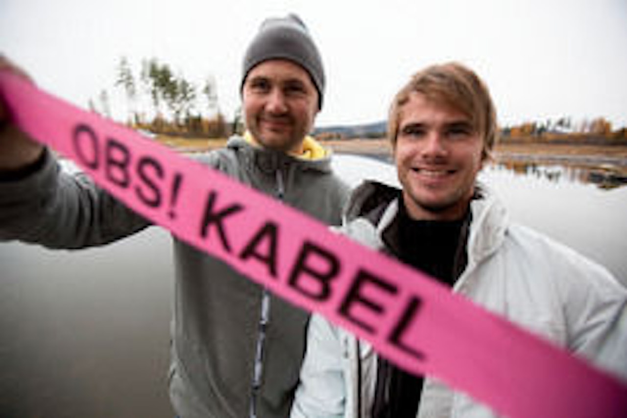 KABELGUTTA: Jørgen Nydahl og André Natland er i samarbeid om 2.0 i Norge. Bilde: Christian Nerdrum