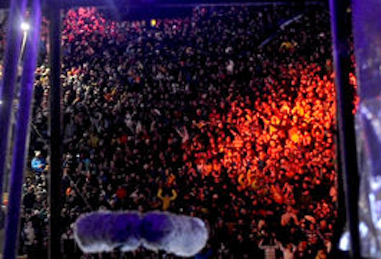 FOLKEFEST: 11.000 gikk av skaftet over kjøringen i Bergisel. FOLKEFEST: 11.000 gikk av skaftet over kjøringen i Bergisel.