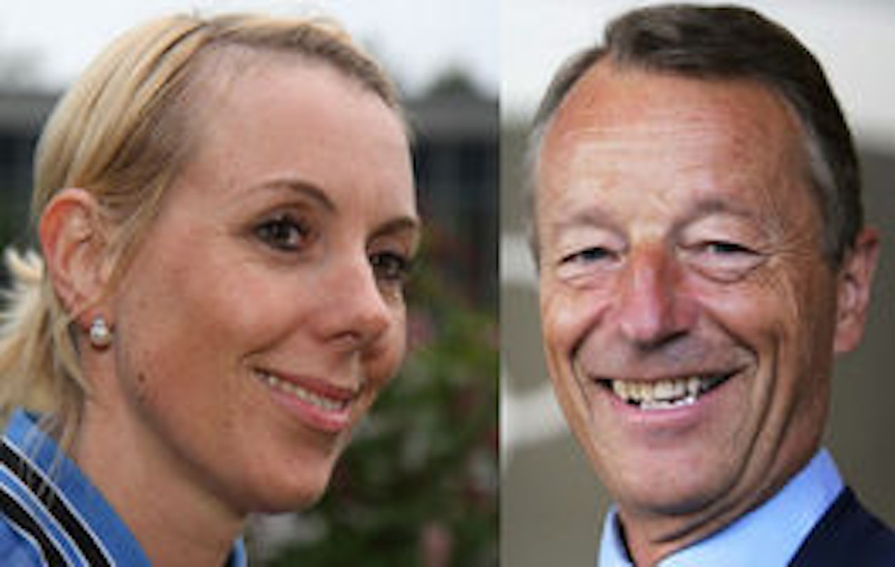 PÅ MØTE: Cecilia Flatum (t.v) møtte i dag Gerhard Heiberg. PÅ MØTE: Cecilia Flatum (t.v) møtte i dag Gerhard Heiberg.