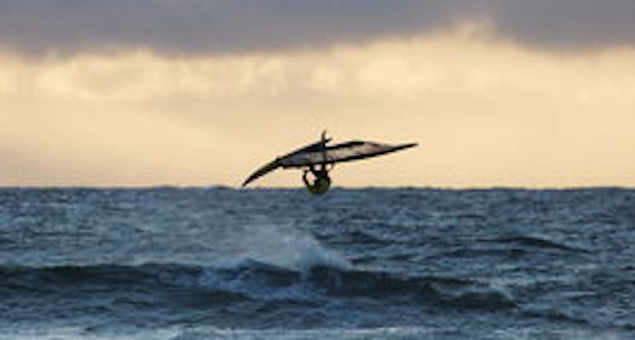 Tønsbergsurfer Sigurd Espeland sikret tredjeplassen i Jæren Wave. Bilde: Pål Rype Tønsbergsurfer Sigurd Espeland sikret tredjeplassen i Jæren Wave. Bilde: Pål Rype