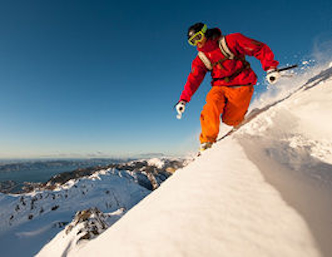 BERGENSVINTER: Det er fare for å få snø i undikken i Ulriken om dagen. Foto: S Hjørnevik BERGENSVINTER: Det er fare for å få snø i undikken i Ulriken om dagen. Foto: S Hjørnevik