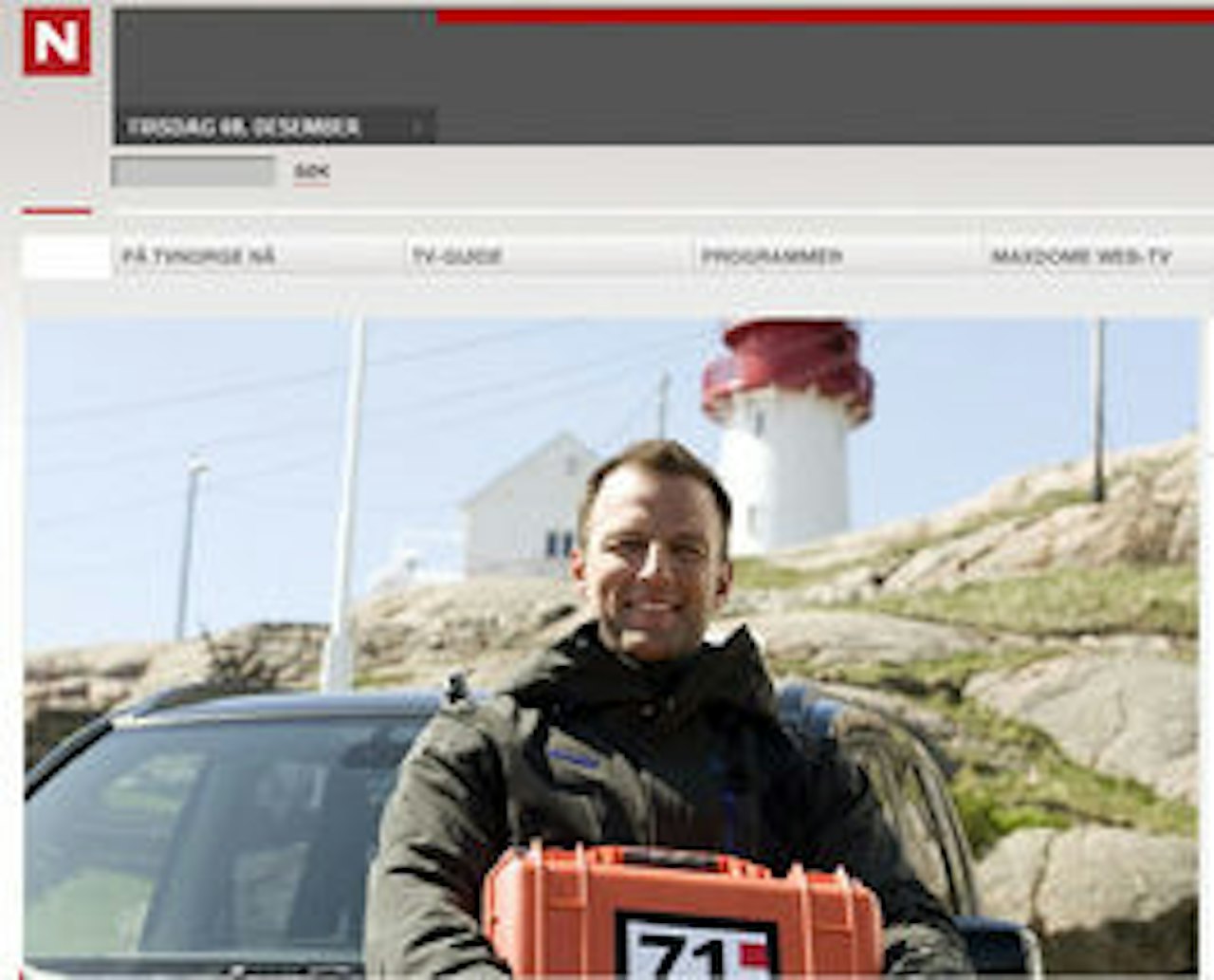 LEKKASJE: Tom Stiansen og finalen gikk på Fri Flyt en uke før tida. Ill: TV Norge LEKKASJE: Tom Stiansen og finalen gikk på Fri Flyt en uke før tida. Ill: TV Norge