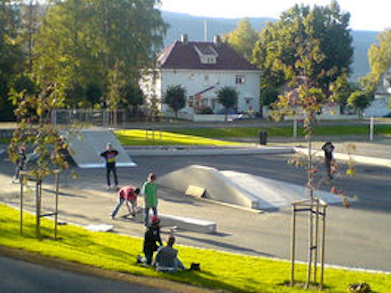 NY SKATEPARK: Her er Lillehammers nye skateboardpark. Foto: Roger Hjelmstadstuen NY SKATEPARK: Her er Lillehammers nye skateboardpark. Foto: Roger Hjelmstadstuen