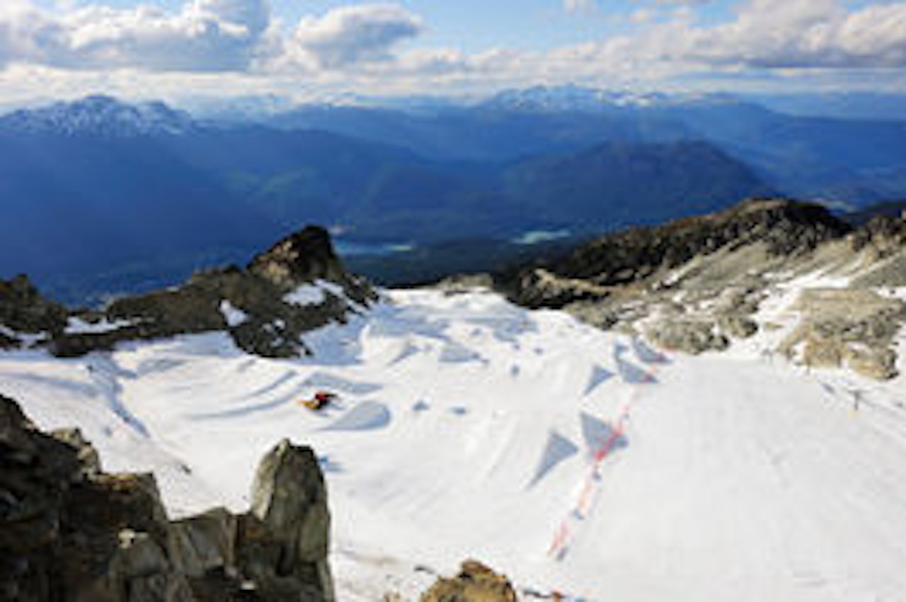 Slik ser parken ut på Blackcomb - om sommeren! Bilde: Endre Løvaas Slik ser parken ut på Blackcomb - om sommeren! Bilde: Endre Løvaas
