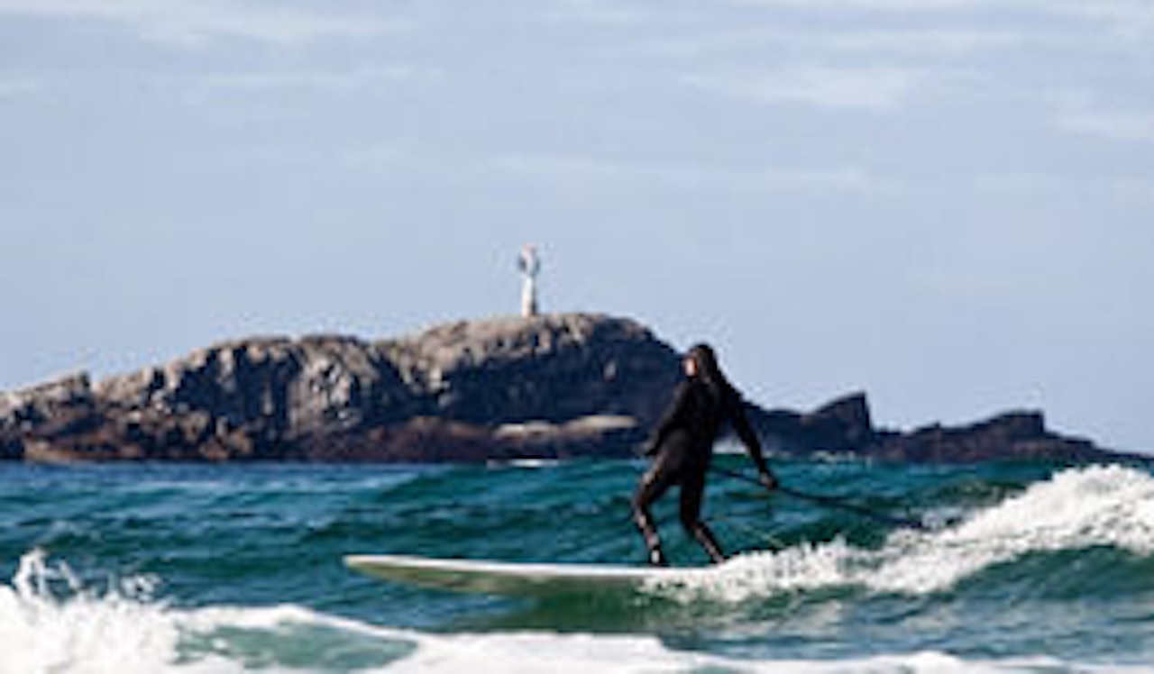 DEMONSTRERER: Lokale Olav Langvik trenger ingen demonstrasjon i SUP. Bilde: Christian Nerdrum DEMONSTRERER: Lokale Olav Langvik trenger ingen demonstrasjon i SUP. Bilde: Christian Nerdrum