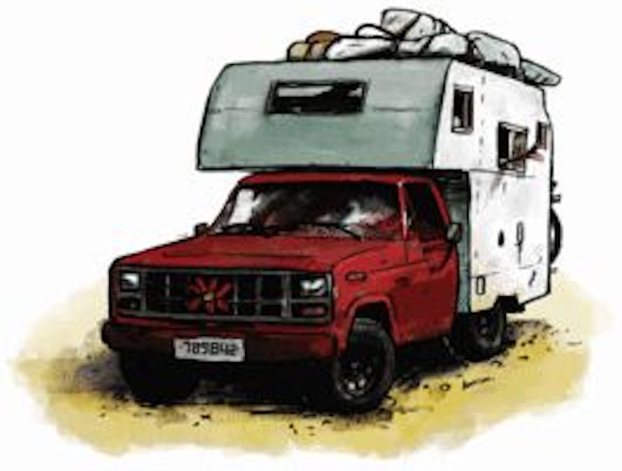 FULL PAKKE: En fullblods campingbil hever komforten - og prisen. Illustrasjon: Atle Hansson FULL PAKKE: En fullblods campingbil hever komforten - og prisen. Illustrasjon: Atle Hansson