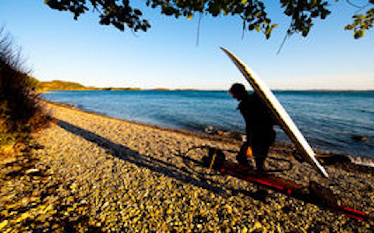 Asbjørn Eggebø Næss har lagt skiene til side for anledningen. Bilde: Sverre Hjørnevik Asbjørn Eggebø Næss har lagt skiene til side for anledningen. Bilde: Sverre Hjørnevik