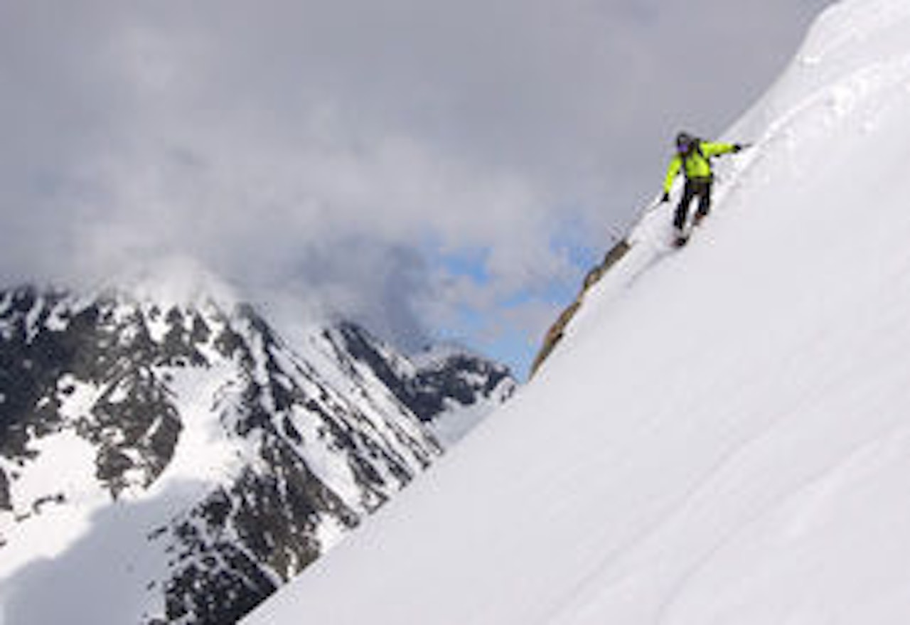 LAUVNOSA: Perfekt sløsj i Hurrungane sist helg. Foto: Kathrine Duun Moen LAUVNOSA: Perfekt sløsj i Hurrungane sist helg. Foto: Kathrine Duun Moen