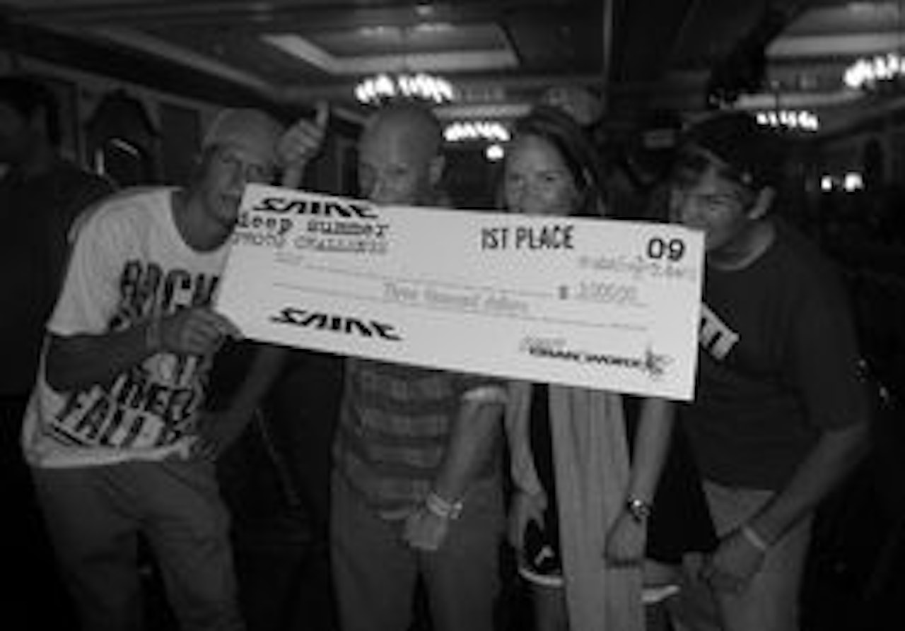 SCANDIENE: Deler av laget - Martin, Mattias, Jenny og Trond. Foto: Nate Nash SCANDIENE: Deler av laget - Martin, Mattias, Jenny og Trond. Foto: Nate Nash