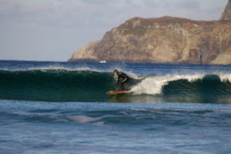 PROGRAMMERT: Det blir nok å ta tak i for surferne i Hoddevika denne helgen. PROGRAMMERT: Det blir nok å ta tak i for surferne i Hoddevika denne helgen.