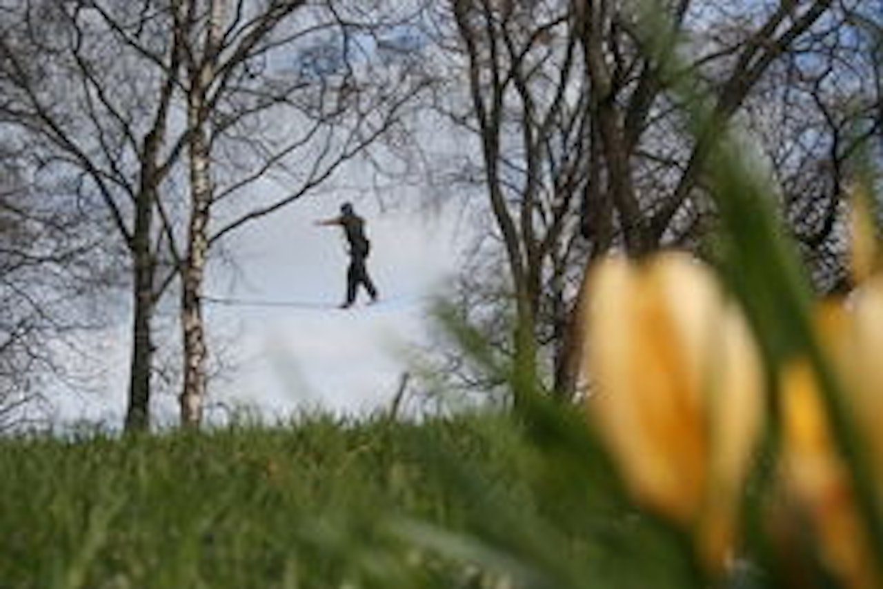 BLOMSTRER: Johannes Weisser går våren en høy gang. Foto Markus Wegge BLOMSTRER: Johannes Weisser går våren en høy gang. Foto Markus Wegge