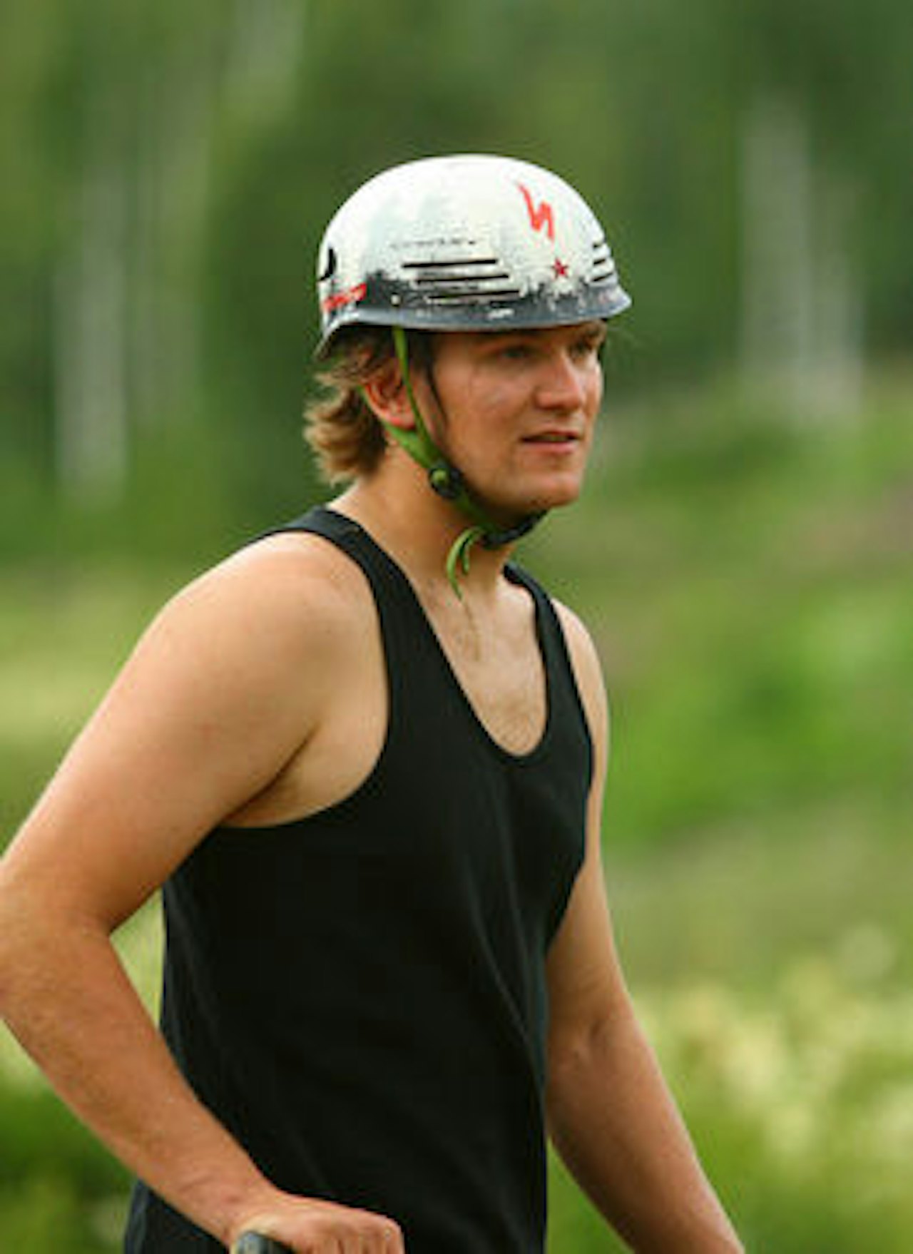HJEMMEBANE: Trond er primus motor på dirtområdet i Hafjell. Foto: Simen Berg HJEMMEBANE: Trond er primus motor på dirtområdet i Hafjell. Foto: Simen Berg