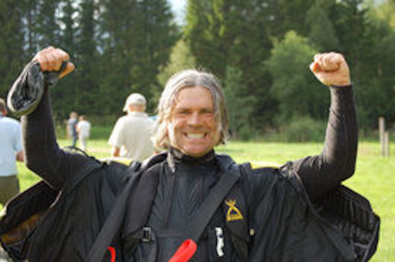 RASKEST: Frode Johannessen fløy raskest i Romsdalen. Foto: Anna Skomsø RASKEST: Frode Johannessen fløy raskest i Romsdalen. Foto: Anna Skomsø