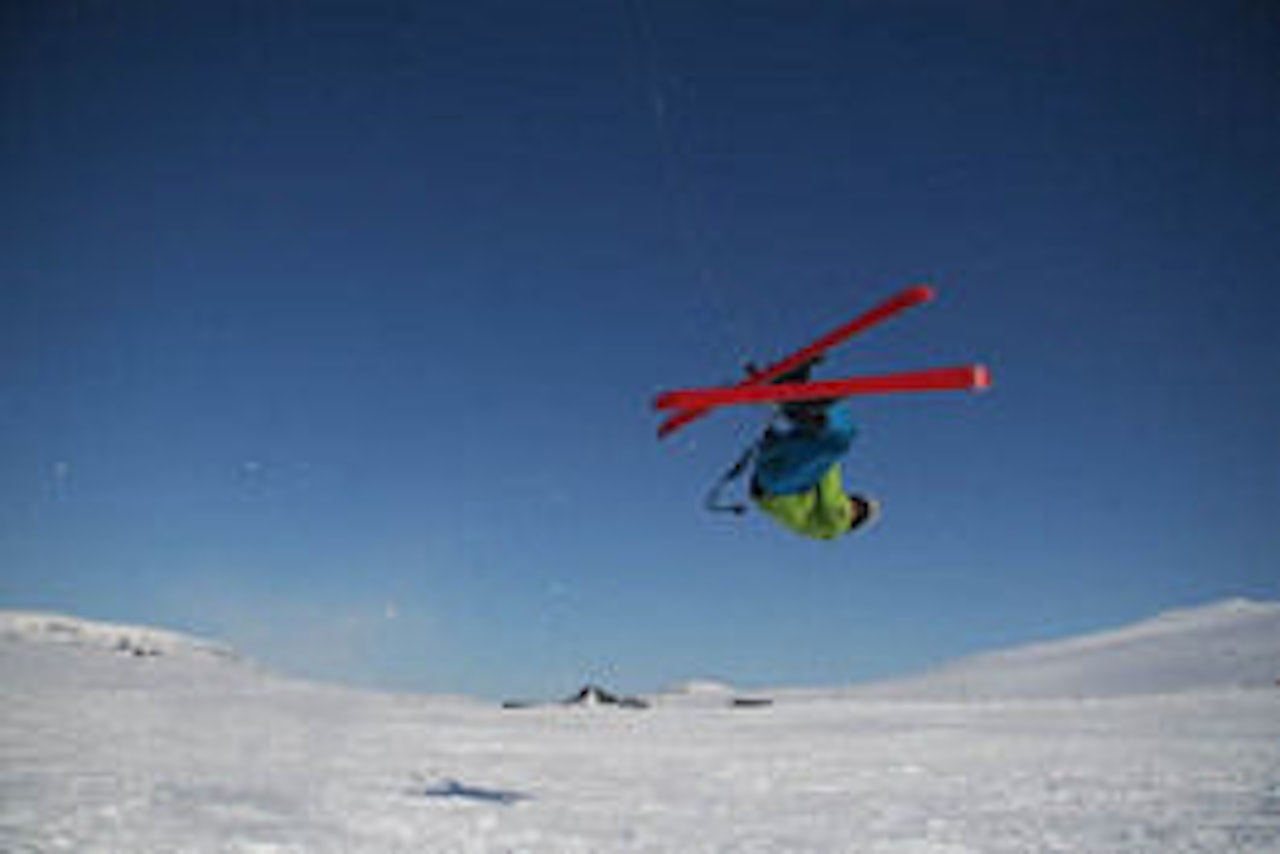 Haugastølingen Bjørn Kaupang vant best trick med en switch frontmobe. Foto: Christian Nerdrum Haugastølingen Bjørn Kaupang vant best trick med en switch frontmobe. Foto: Christian Nerdrum