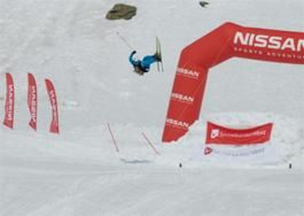 SHOW: Ketil Isaksen falt i finalen, men ga publikum noe å juble for allikevel. Foto: Frode Matre SHOW: Ketil Isaksen falt i finalen, men ga publikum noe å juble for allikevel. Foto: Frode Matre