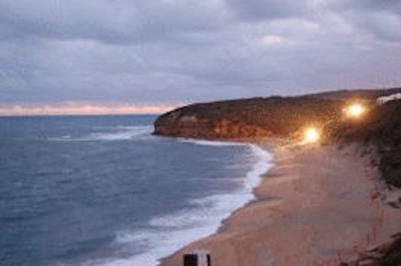Natt på Bells Beach i Torquay, Australia. Foto: Janne Grytemark Natt på Bells Beach i Torquay, Australia. Foto: Janne Grytemark