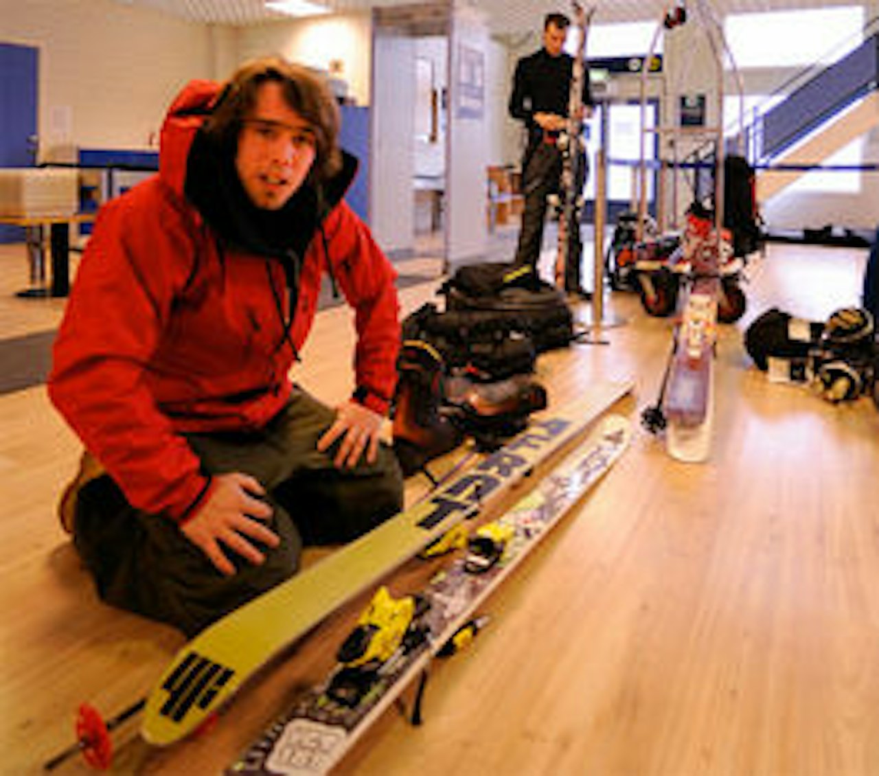MOTIVERT: Finseth er ferdig med huset. Nå er han klar for å kjøre mye på ski. Foto: Endre Løvaas.