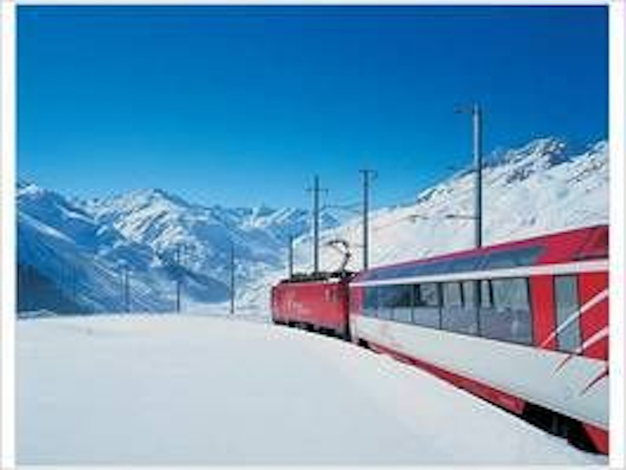 I Sveits kan du ta toget til mange av de beste skistedene. I Sveits kan du ta toget til mange av de beste skistedene.