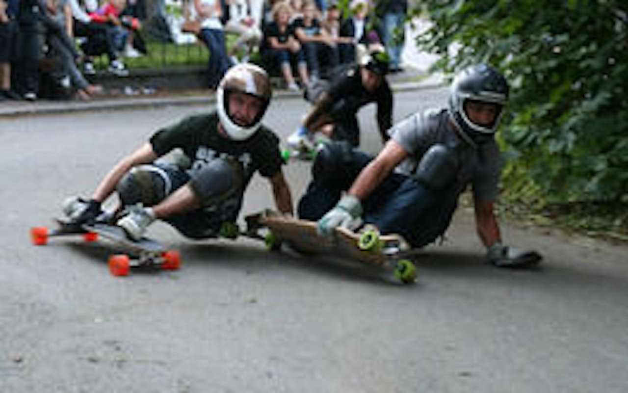 SLADD: Hissige dueller og to hjul i svingen fra Tryvann denne helgen. Foto: Lisbeth Bjørnstad SLADD: Hissige dueller og to hjul i svingen fra Tryvann denne helgen. Foto: Lisbeth Bjørnstad