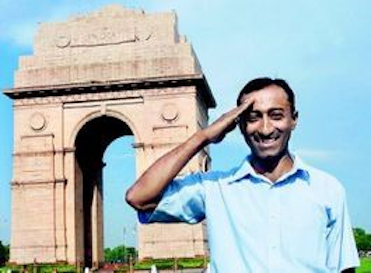 Kommandør Satyabrata Dam leder sitt lag på 10 fra Oslo til Nordpolen. Foto: V.V. Krishnan Kommandør Satyabrata Dam leder sitt lag på 10 fra Oslo til Nordpolen. Foto: V.V. Krishnan