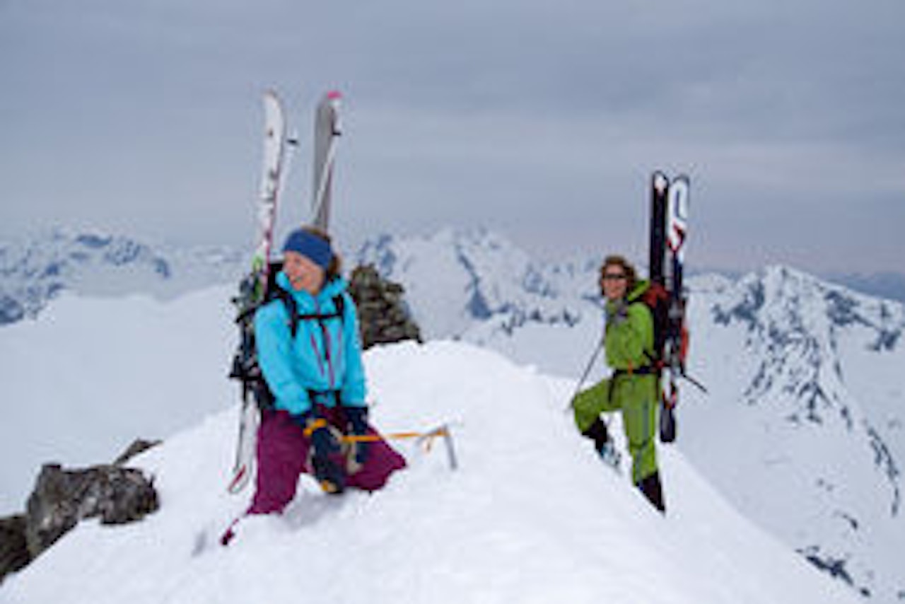 TOPP FORTOPP: Line og Brit er snart framme. Foto: Simen Berg TOPP FORTOPP: Line og Brit er snart framme. Foto: Simen Berg