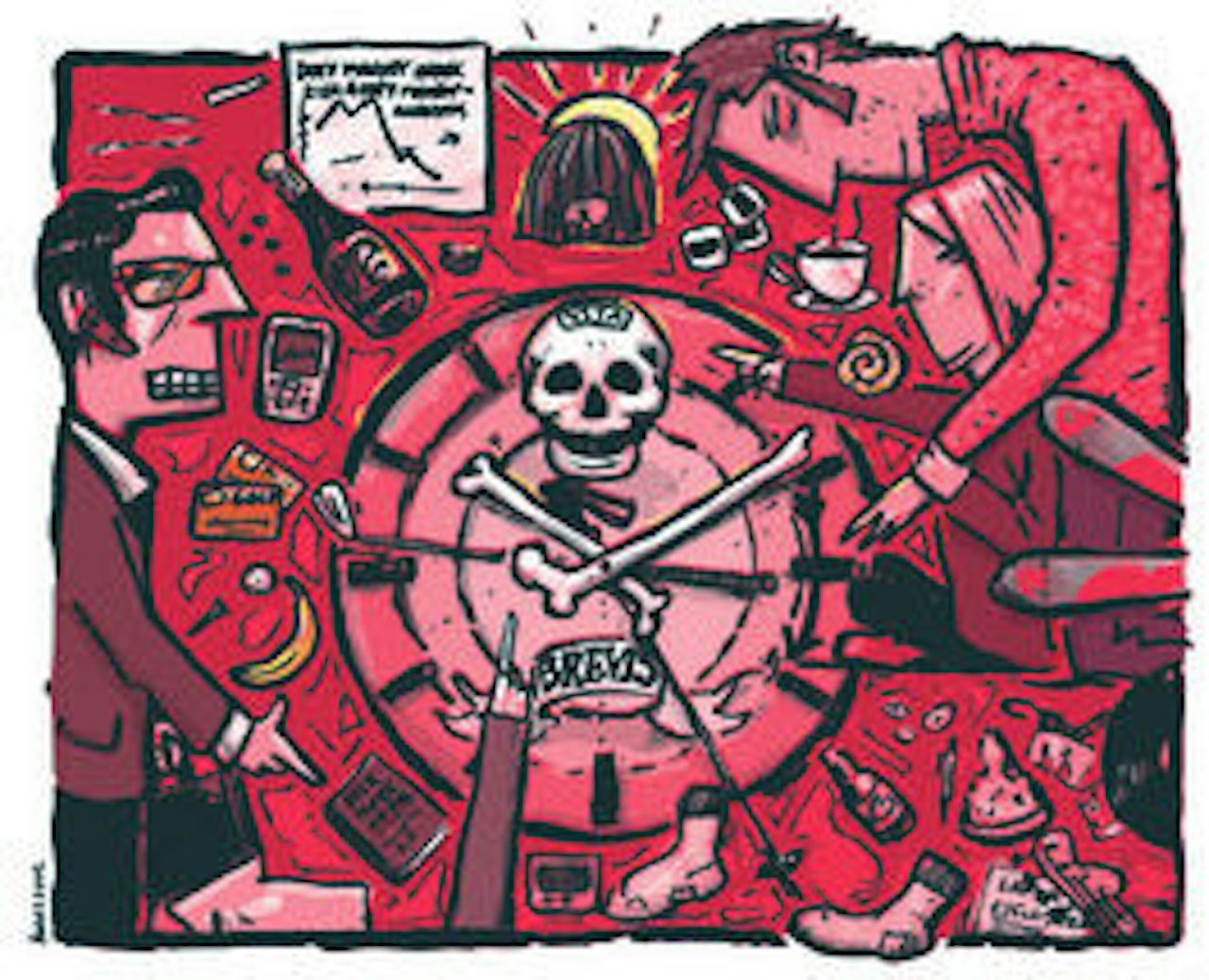 RANSAKELSEN: Hvor mye penger og prestisje trenger du for å bli lykkelig? Ill: Atle Hansson RANSAKELSEN: Hvor mye penger og prestisje trenger du for å bli lykkelig? Ill: Atle Hansson