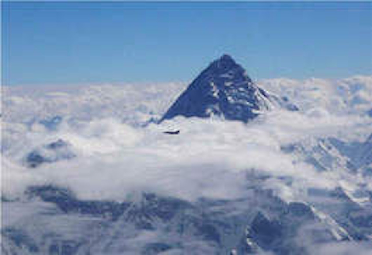 Majestetisk: Dette bildet av K2 fikk ekspedisjonen av en jagerpilot i Islamabad.