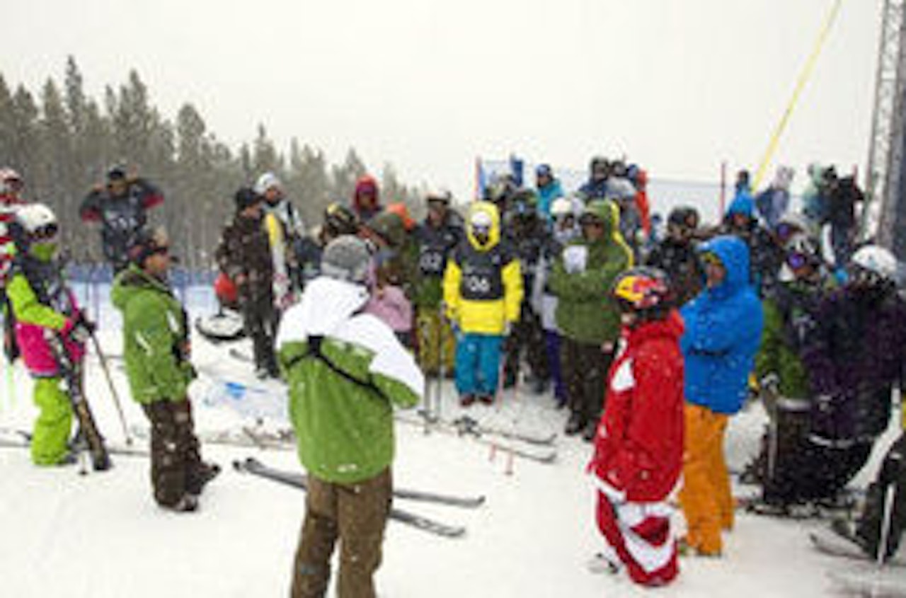 Kvalifiseringen av Winter Dew Tour ble utsatt på grunn av dårlig vær. Foto: Shay Williams Kvalifiseringen av Winter Dew Tour ble utsatt på grunn av dårlig vær. Foto: Shay Williams