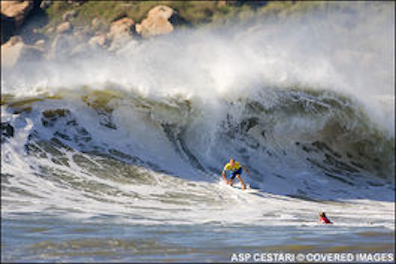 Mick Fanning på vei til å avgjøre. Foto: ASP World Tour Mick Fanning på vei til å avgjøre. Foto: ASP World Tour