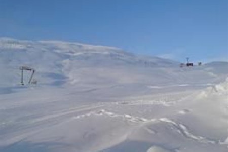 FIN FARGE: Alt er klart for åpning med nysnø i Røldal. FIN FARGE: Alt er klart for åpning med nysnø i Røldal.