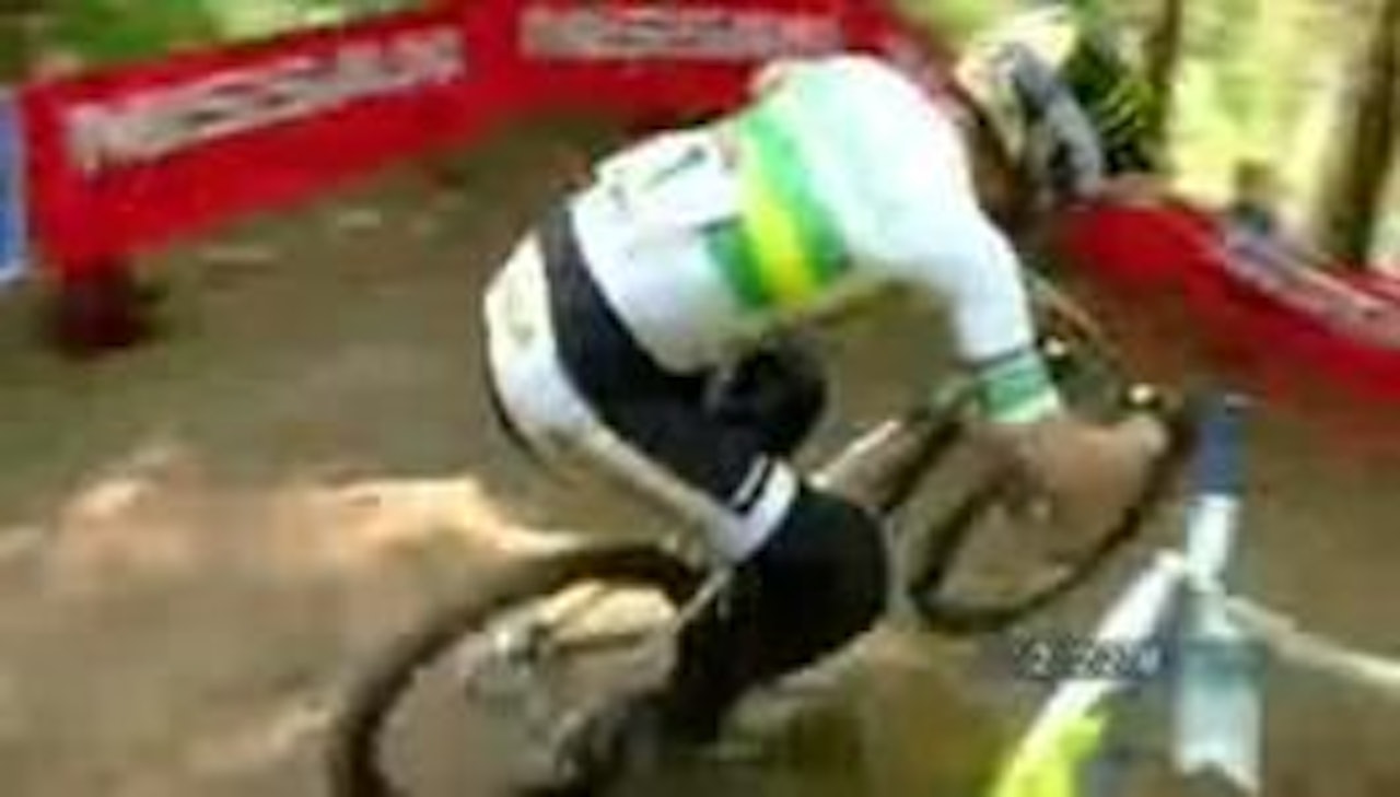 OVERLEGEN: Uten fall ville Samuel Hill beholdt sin verdensmestertittel. OVERLEGEN: Uten fall ville Samuel Hill beholdt sin verdensmestertittel.