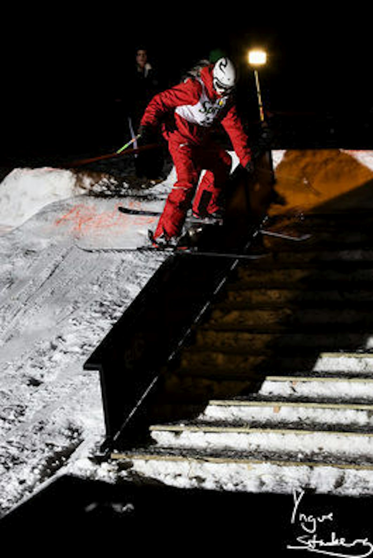 Alltid stor hyggefaktor når Rødde FHS drar i gang railjam. Bilde: Yngve Staberg Alltid stor hyggefaktor når Rødde FHS drar i gang railjam. Bilde: Yngve Staberg