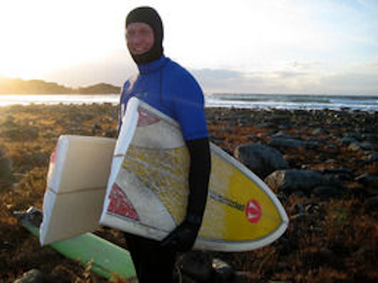 Bjørn Erik Søly fikk erfare havets krefter. Foto: Are Tallak Bjørn Erik Søly fikk erfare havets krefter. Foto: Are Tallak