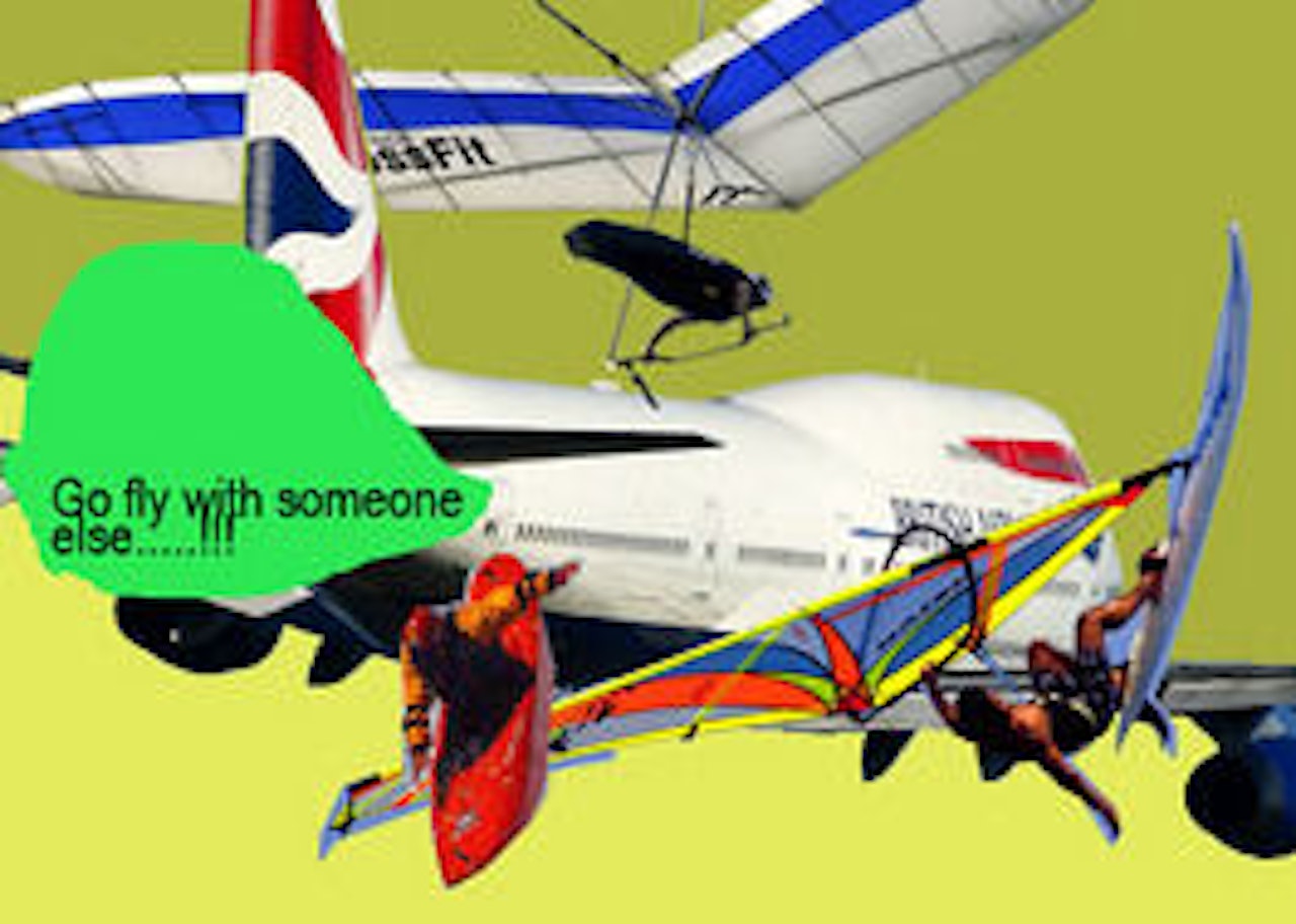 Windsurfere, kajakkpadlere og hangglidere må finne seg et nytt reisebyrå. Windsurfere, kajakkpadlere og hangglidere må finne seg et nytt reisebyrå.