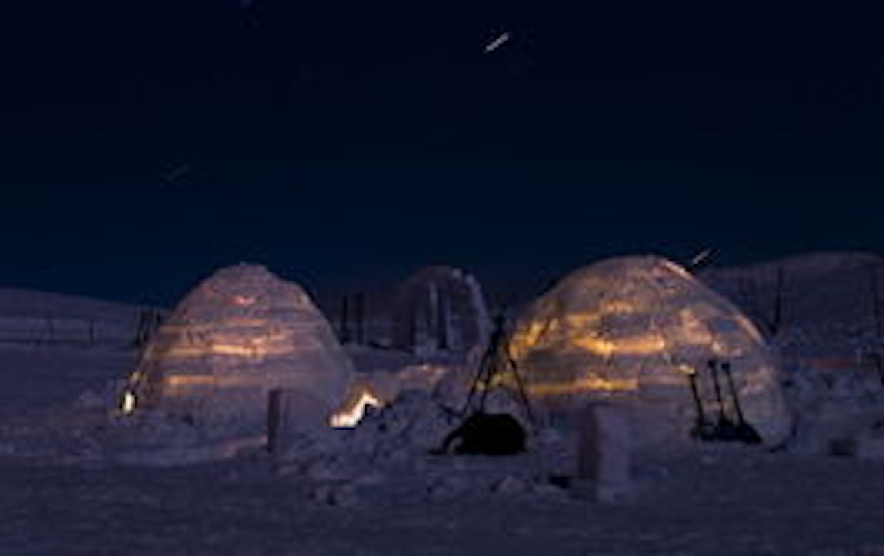 Iglo-landsbyen som står klar til Fjellsportfestivalen. Bilder: Jon Olav Volden Iglo-landsbyen som står klar til Fjellsportfestivalen. Bilder: Jon Olav Volden