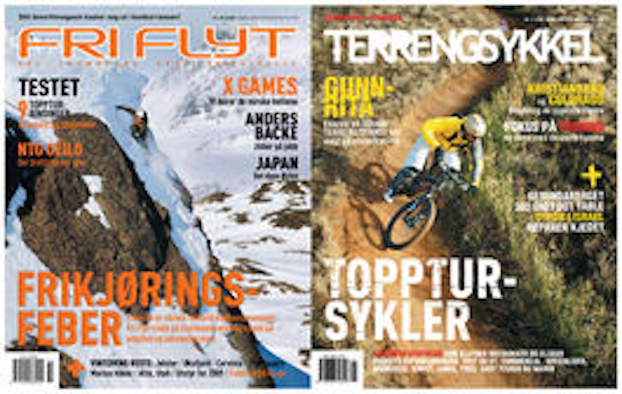 OPPTUR: Fri Flyt har størst løssalg av sportsblader i Norge. TERRENGSYKKEL klatrer oppover lista. OPPTUR: Fri Flyt har størst løssalg av sportsblader i Norge. TERRENGSYKKEL klatrer oppover lista.