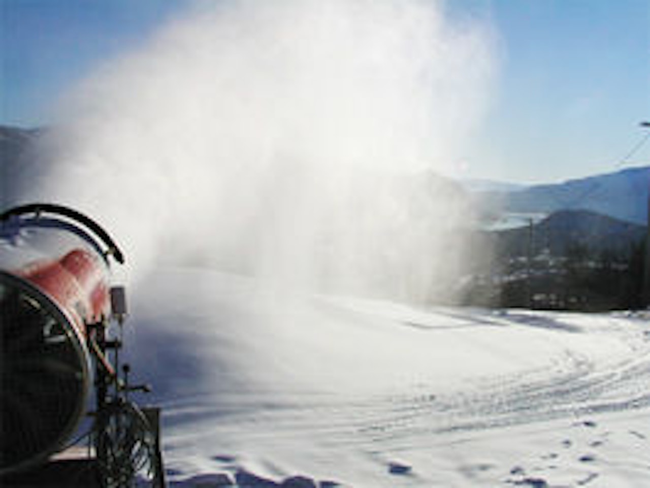 MINUSGRADER: Det har vært kaldt nok for snøkanonene på Hovden i det siste. MINUSGRADER: Det har vært kaldt nok for snøkanonene på Hovden i det siste.