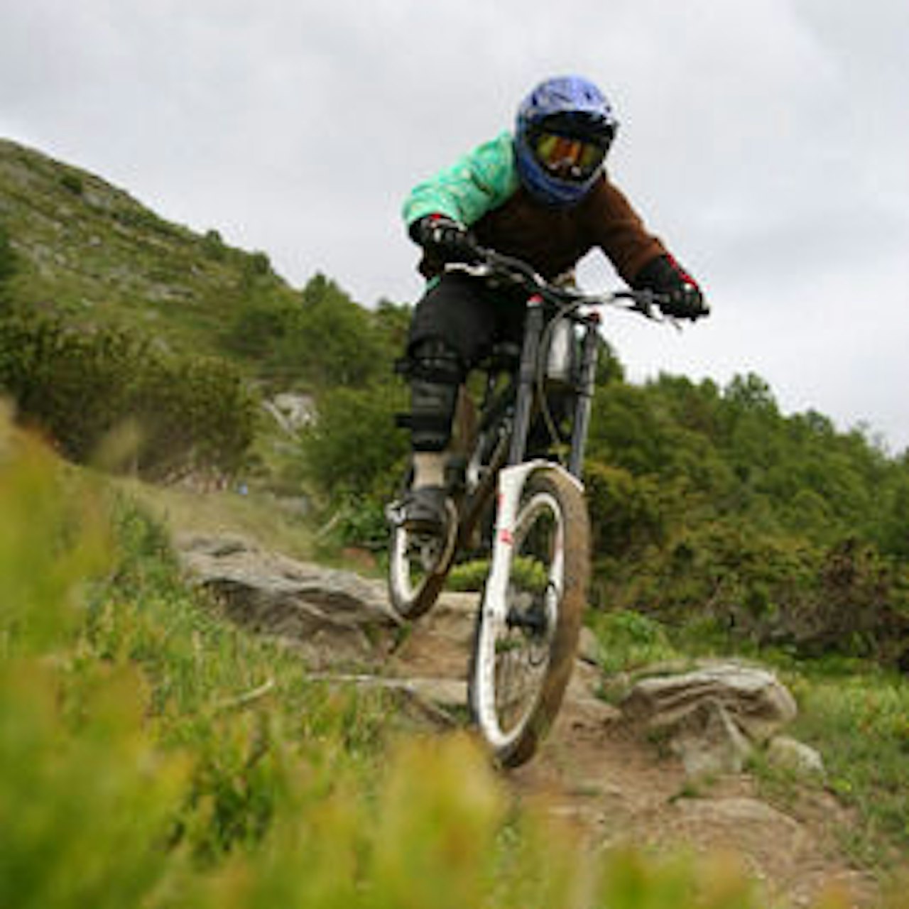 HØY FART: Terje Nylende banker høydemeter i Hovden HØY FART: Terje Nylende banker høydemeter i Hovden