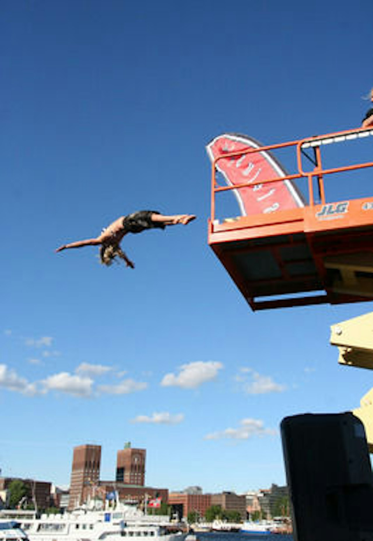 FRYKTLØS: Hedda Berntsen tok utfordringen på strake armer. Bilde: Lisbeth Bjørnstad FRYKTLØS: Hedda Berntsen tok utfordringen på strake armer. Bilde: Lisbeth Bjørnstad
