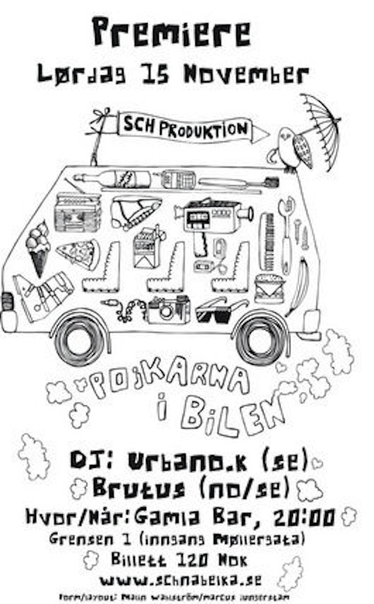 SKIGLEDE: Bli med på visning av den glade skifilmen Pojkarna i bilen. SKIGLEDE: Bli med på visning av den glade skifilmen Pojkarna i bilen.