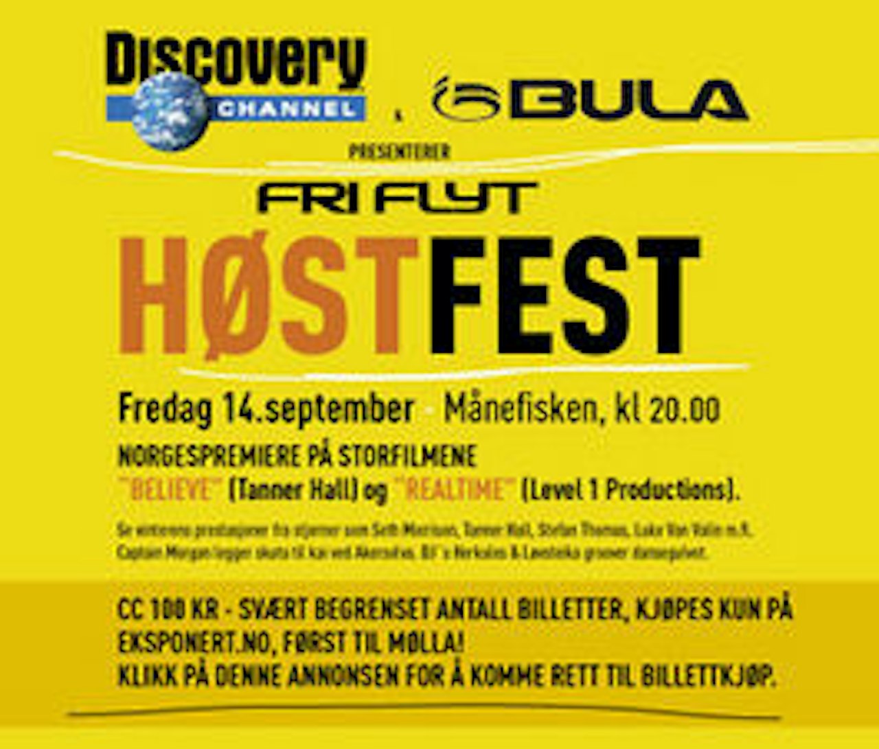 Gjør klart for sjøslag på Månefisken fredag 14. september kl. 20! Gjør klart for sjøslag på Månefisken fredag 14. september kl. 20!