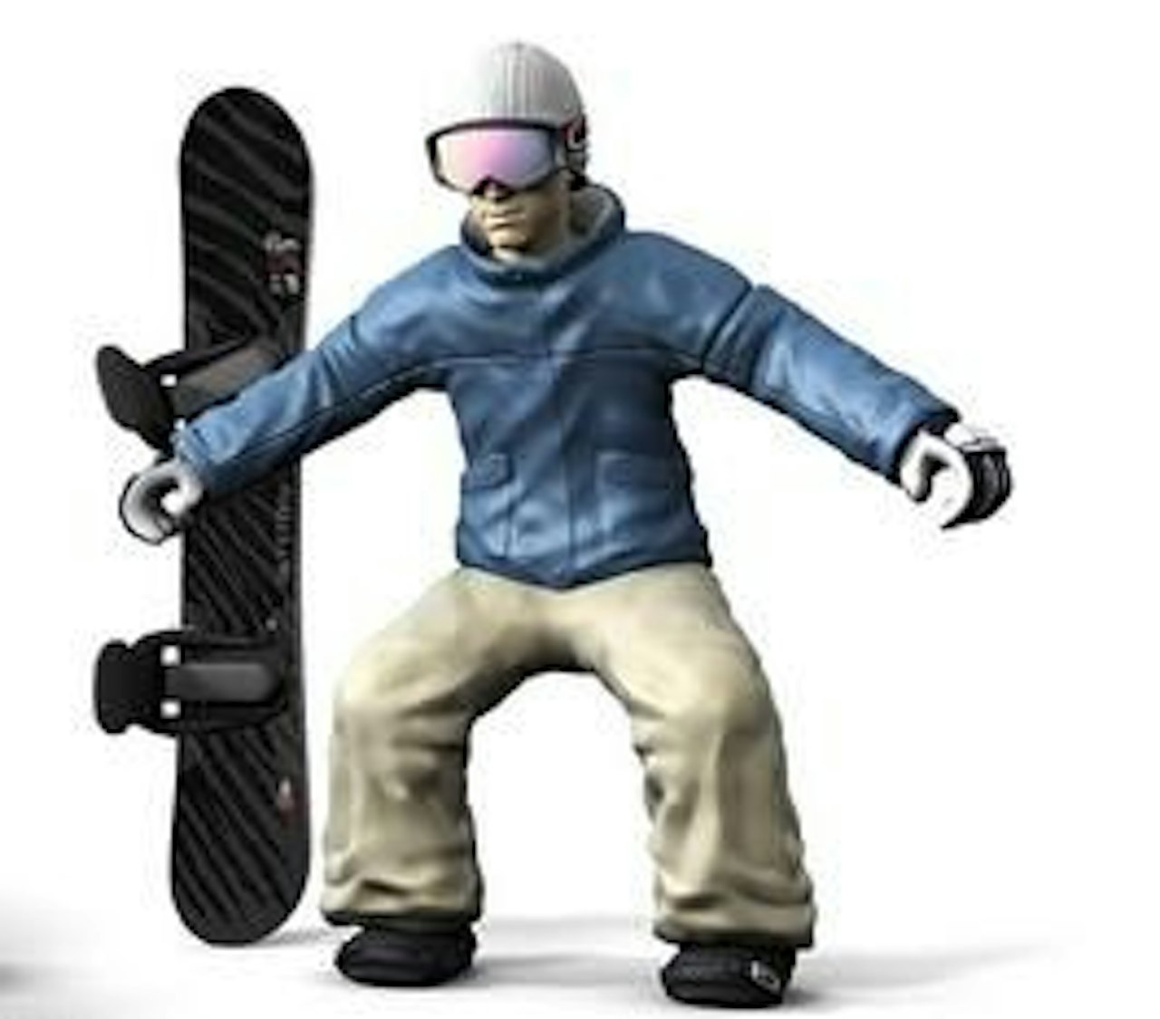 GUMMIMANN: Norske Techrider presenterer Terje Håkonsen som actionfigur. GUMMIMANN: Norske Techrider presenterer Terje Håkonsen som actionfigur.