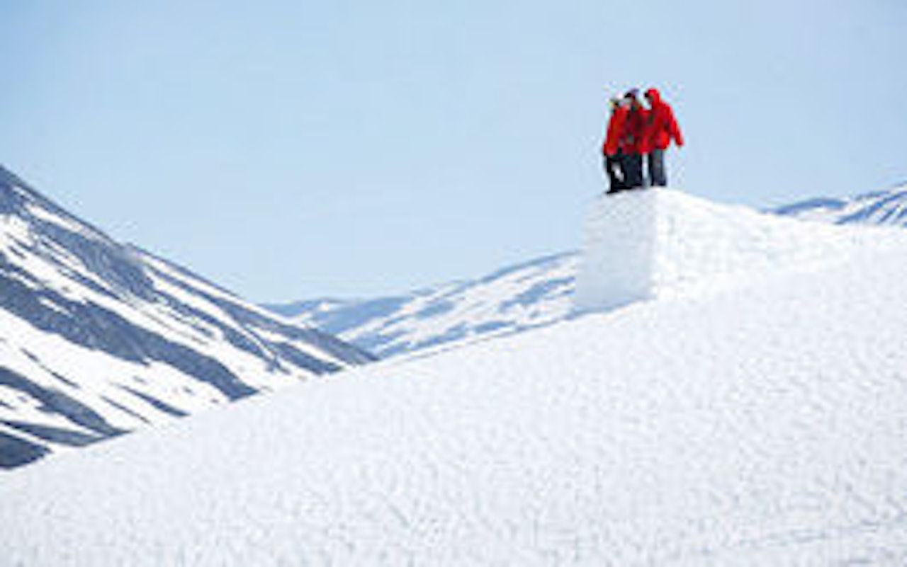 Mye god snø i Factors siste verk Up in the sky. Foto: Frode Sandbech Mye god snø i Factors siste verk Up in the sky. Foto: Frode Sandbech